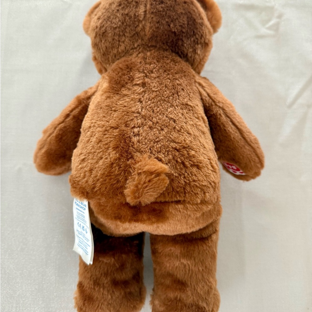 Build a Bear Workshop Happy Birthday Bear Plush Brown Teddy - Picture 6 of 8